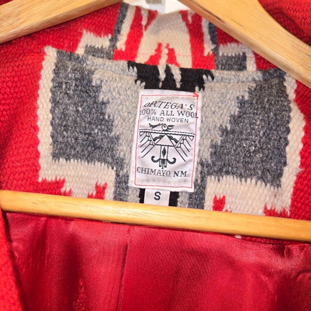 Vintage Chimayo Ortega's Weaving Long Coat - Picture 7 of 16